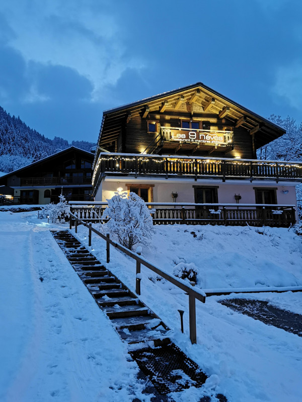 Chambres d'hôtes les 9 Névés en hiver à Arêches-Beaufort