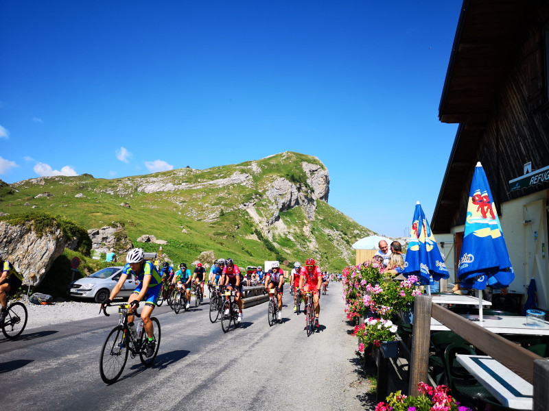 Cyclistes au Plan de la Lai - © Rouchy_Elise Cyclistes au Plan de la Lai
