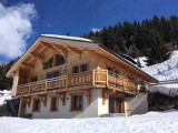 chalet en hiver