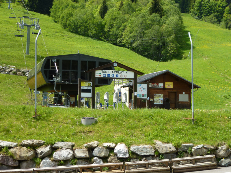 télésiège Piapolay en été télésiège Piapolay en été