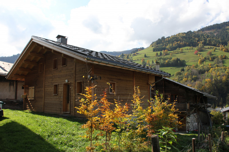 chalet en été chalet en été